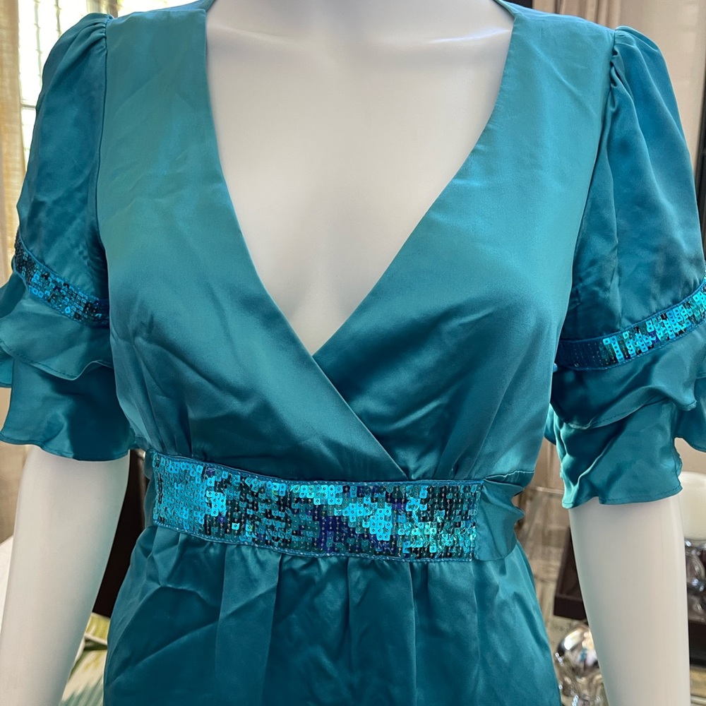 Betsy Johnson silk cocktail dress..